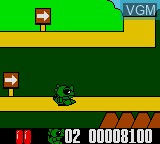 In-game screen of the game Wagyan Land on Sega Game Gear