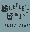 Title screen of the game Bubble Boy on Videojet / Hartung Game Master