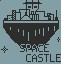 Title screen of the game Space Castle on Videojet / Hartung Game Master