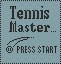Title screen of the game Tennis Master on Videojet / Hartung Game Master