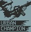 Title screen of the game Urban Champion on Videojet / Hartung Game Master