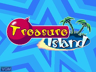 Title screen of the game Treasure Island on GamePark Holdings Game Park 32