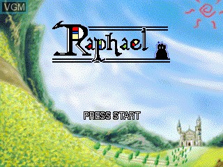 Title screen of the game Raphael on GamePark Holdings Game Park 32