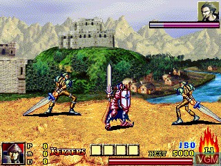 In-game screen of the game Dungeon and Guarder on GamePark Holdings Game Park 32