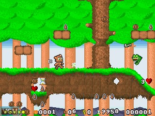 In-game screen of the game Super Plusha on GamePark Holdings Game Park 32
