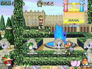 In-game screen of the game Kimchi-Man GP 32 on GamePark Holdings Game Park 32