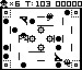 In-game screen of the game Block Maze on Epoch Game Pocket Computer