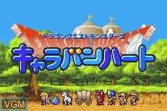 Title screen of the game Dragon Quest Monsters - Caravan Heart on Nintendo GameBoy Advance