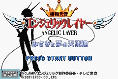Title screen of the game Kidou Tenshi Angelic Layer on Nintendo GameBoy Advance