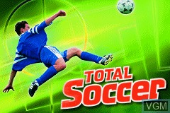 Title screen of the game Steven Gerrard's Total Soccer 2002 on Nintendo GameBoy Advance