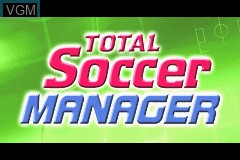 Title screen of the game Alex Ferguson's Player Manager 2002 on Nintendo GameBoy Advance
