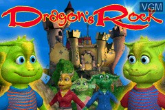Title screen of the game Dragon's Rock on Nintendo GameBoy Advance