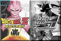 Title screen of the game 2 Games in 1! - Dragon Ball Z - Buu's Fury + Dragon Ball GT - Transformation on Nintendo GameBoy Advance
