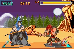 In-game screen of the game Dual Blades on Nintendo GameBoy Advance