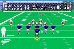 In-game screen of the game NFL Blitz 20-03 on Nintendo GameBoy Advance