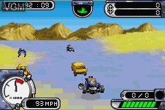 In-game screen of the game Smuggler's Run on Nintendo GameBoy Advance
