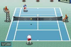 In-game screen of the game Virtua Tennis on Nintendo GameBoy Advance