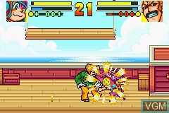 In-game screen of the game Croket! Yume no Banker Survival! on Nintendo GameBoy Advance
