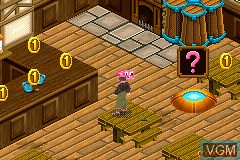 In-game screen of the game Treasure Planet on Nintendo GameBoy Advance