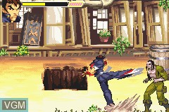In-game screen of the game Gekido Advance - Kintaro's Revenge on Nintendo GameBoy Advance