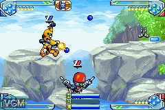 In-game screen of the game Medabots AX - Metabee Ver. on Nintendo GameBoy Advance