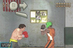 In-game screen of the game Rocky on Nintendo GameBoy Advance