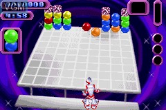 In-game screen of the game Super Bubble Pop on Nintendo GameBoy Advance