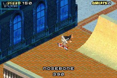 In-game screen of the game Tony Hawk's Pro Skater 4 on Nintendo GameBoy Advance