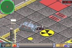 In-game screen of the game Battlebots - Beyond the Battlebox on Nintendo GameBoy Advance