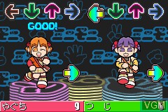 In-game screen of the game MiniMoni - Onegaio Hoshisama! on Nintendo GameBoy Advance