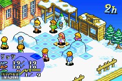 In-game screen of the game Final Fantasy Tactics Advance on Nintendo GameBoy Advance