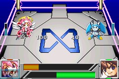 In-game screen of the game Mugenborg on Nintendo GameBoy Advance
