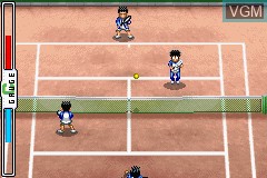In-game screen of the game Tennis no Oji-Sama 2003 - Cool Blue on Nintendo GameBoy Advance