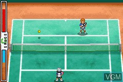In-game screen of the game Tennis no Oji-Sama 2003 - Passion Red on Nintendo GameBoy Advance