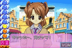 In-game screen of the game Sister Princess - Re Pure on Nintendo GameBoy Advance