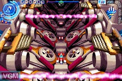 In-game screen of the game Iridion II on Nintendo GameBoy Advance