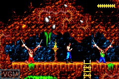 In-game screen of the game Blackthorne on Nintendo GameBoy Advance
