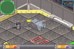 In-game screen of the game Battlebots - Design & Destroy on Nintendo GameBoy Advance