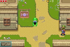 In-game screen of the game Frogger's Journey - The Forgotten Relic on Nintendo GameBoy Advance