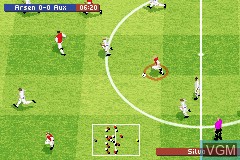 In-game screen of the game FIFA Football 2004 on Nintendo GameBoy Advance