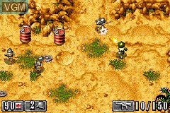 In-game screen of the game Medal of Honor on Nintendo GameBoy Advance