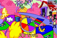 In-game screen of the game Dr. Seuss' Green Eggs and Ham on Nintendo GameBoy Advance