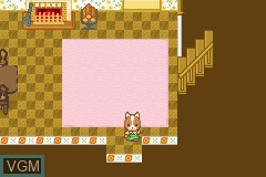 In-game screen of the game Sylvania Families - Yosei no Stick to Fushigi no Ki - Maron Inu no Onna no Ko on Nintendo GameBoy Advance