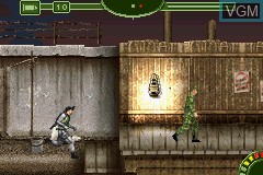 In-game screen of the game Tom Clancy's Splinter Cell - Pandora Tomorrow on Nintendo GameBoy Advance