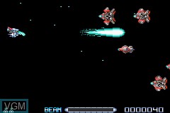 In-game screen of the game R-Type III - The Third Lightning on Nintendo GameBoy Advance
