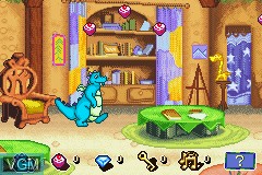 In-game screen of the game Dragon Tales - Dragon Adventures on Nintendo GameBoy Advance