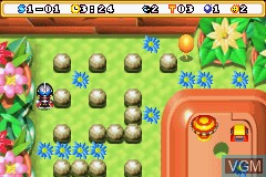 In-game screen of the game Bomberman Max 2 - Red Advance on Nintendo GameBoy Advance