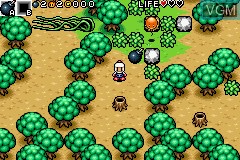 In-game screen of the game Bomberman Tournament on Nintendo GameBoy Advance