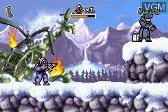 In-game screen of the game CT Special Forces on Nintendo GameBoy Advance