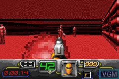 In-game screen of the game Dark Arena on Nintendo GameBoy Advance